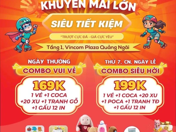 COMBO TRƯỢT PATIN – TRẢI NGHIỆM TRỌN GÓI TẠI HD SPORTY QUẢNG NGÃI