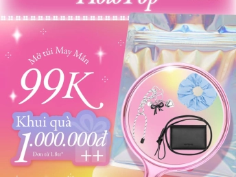 99K sở hữu ngay Túi May Mắn Hologram – Combo VÍ VÀ PHỤ KIỆN hơn 1 TRIỆU đang đợi nàng khui!