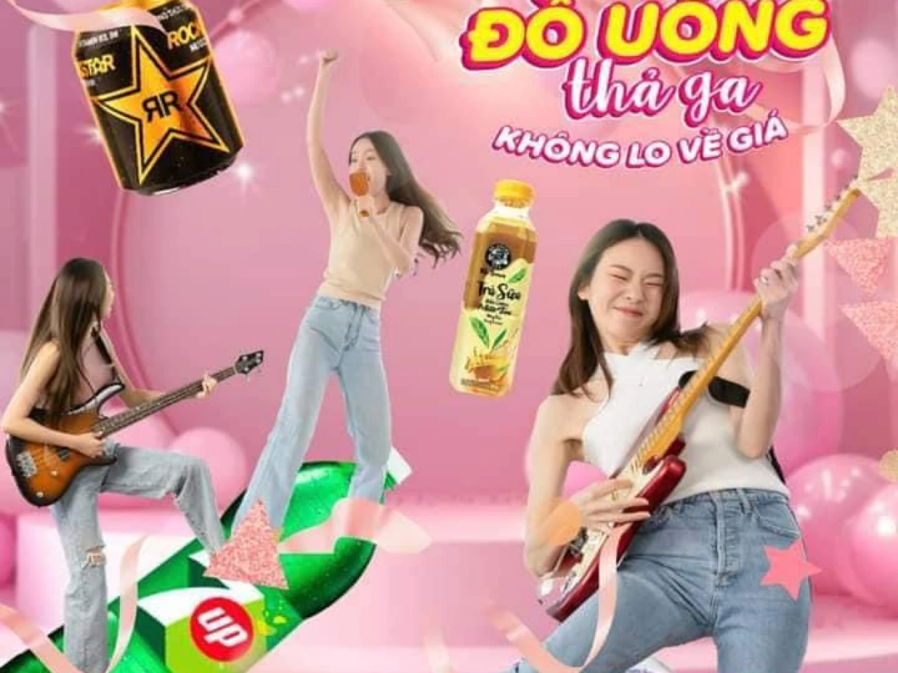 Winmart- mua 2 tặng 1 đồ uống thả ga không lo về giá