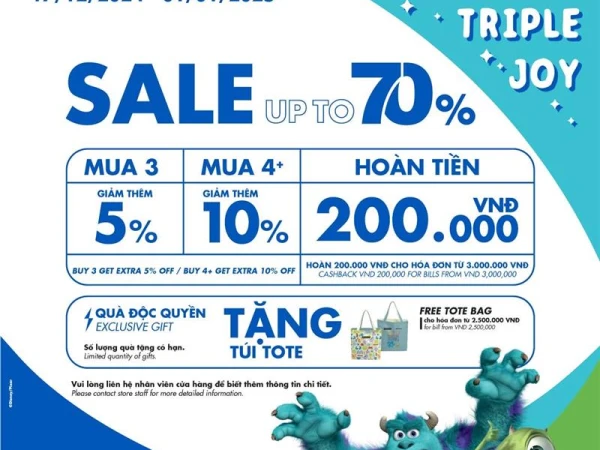 Giordano-  Giảm giá LÊN ĐẾN 70%