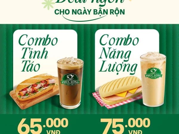 PHÚC LONG - KHỞI ĐẦU NGÀY MỚI VỪA TỈNH TÁO VỪA NĂNG LƯỢNG