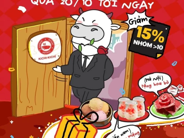 Kichi Kichi- GIẢM 15% cho nhóm đi từ 10 người