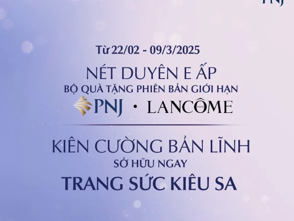 PNJ ƯU ĐÃI LỚN CHO NÀNG 8/3