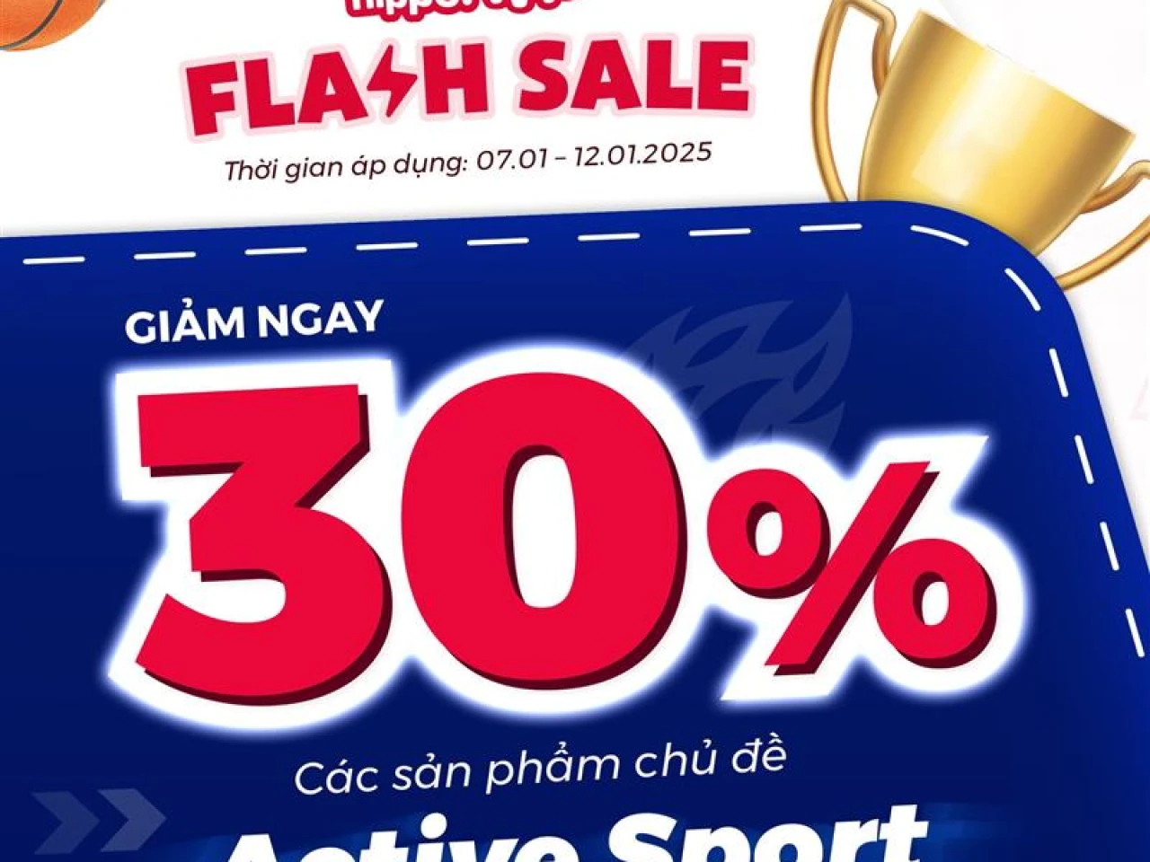 Mykingdom- giảm 30% toàn bộ sản phẩm chủ đề active sport