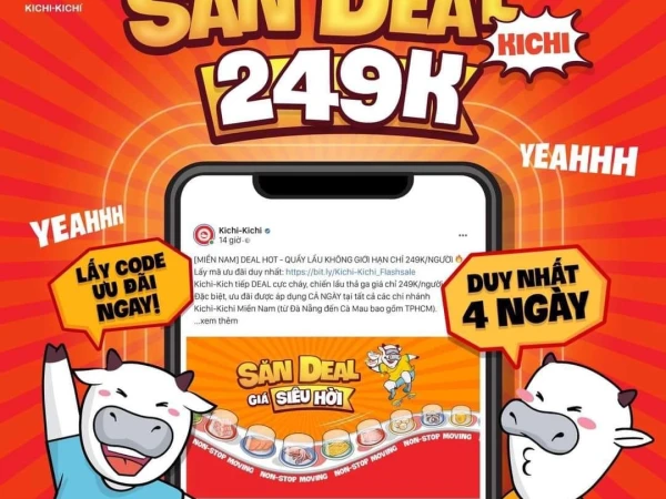 Kichi Kichi- deal hời chỉ 249k thả ga cả ngày