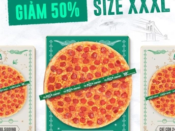 The Pizza Company- Thông điệp thứ 5 may mắn giảm 50%