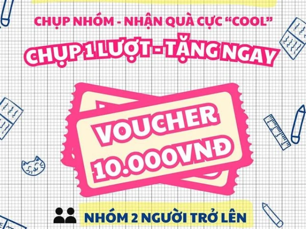 Happy Photo- Chụp 1 tấm – Nhận ngay Voucher 10K