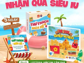 🌴🧩 QUÀ HÈ TẶNG BÉ NGOAN TẠI VINCOM CẨM PHẢ🎉✨