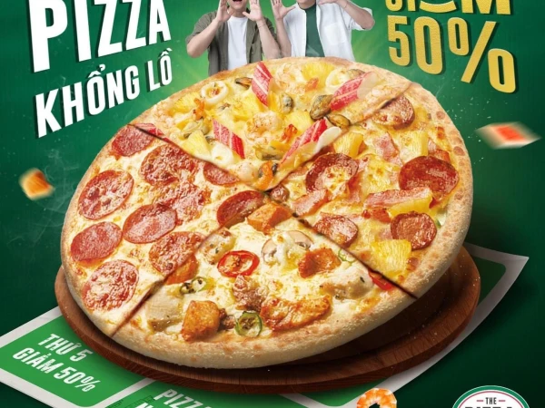 The Company Pizza- Thứ 5 giám 50% pizza New York khổng lồ