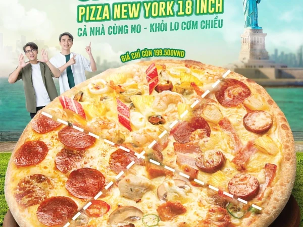 The Pizza Company- giảm 50% pizza new york 18 inch