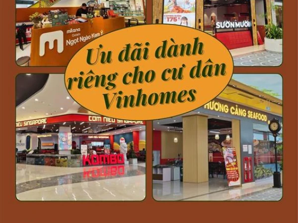 🎉 ƯU ĐÃI ĐẶC QUYỀN DÀNH RIÊNG CHO CƯ DÂN VINHOMES 🎉