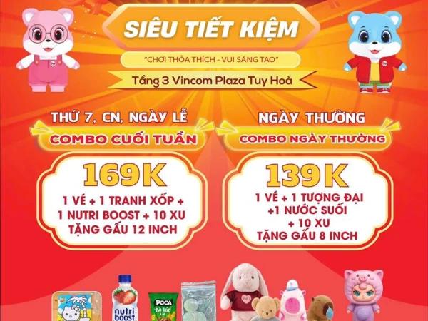 BÙNG NỔ ƯU ĐÃI – VUI CHƠI THẢ GA TẠI KHU VCGT HD