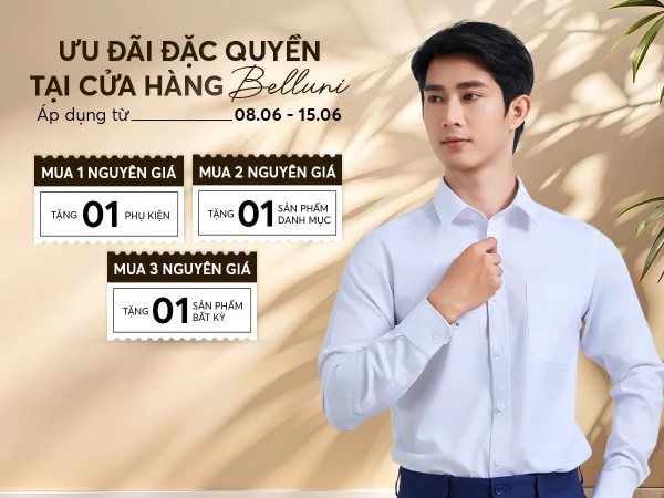 ƯU ĐÃI ĐẶC QUYỀN TẠI CỬA HÀNG BELUNI |