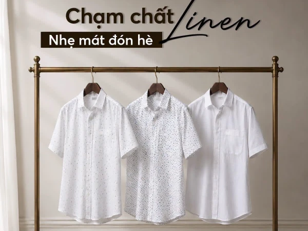 Áo Sơ Mi Linen Belluni Chính Hãng | Thoáng Mát, Thanh Lịch Mùa Hè