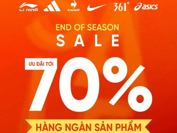 END OF SEASON SALE - BÙNG ƯU ĐÃI CUỐI MÙA LÊN TỚI 70% CHỈ CÓ TẠI MAXXSPORT
