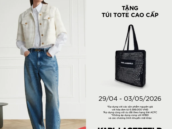 KARL LAGERFELD | SPRING GIFT - TẶNG TÚI TOTE CAO CẤP