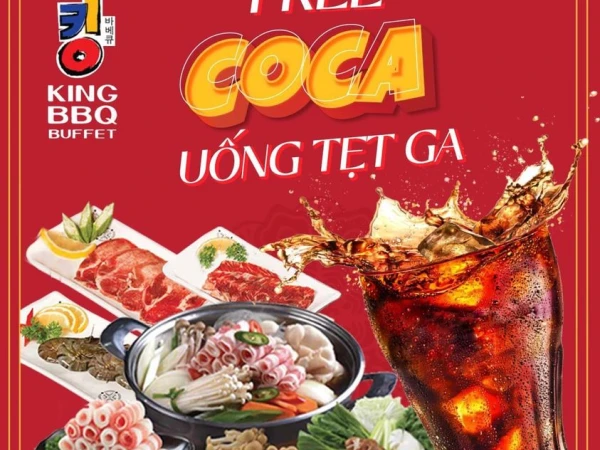 KING BBQ - KHUYẾN MÃI 15%, FREE COCA, GIỜ VÀNG