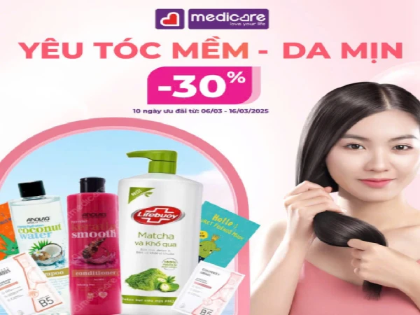 MEDICARE_YÊU TÓC MỀM - DA MỊN MÀNG Tiết kiệm đến 30%