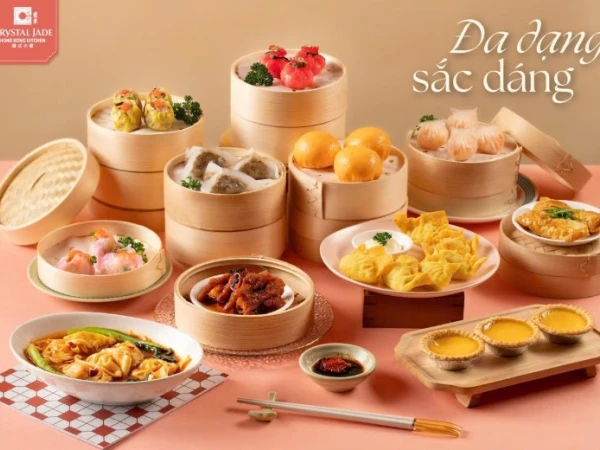 CRYSTAL JADE DIMSUM – GÓI TRỌN ẨM THỰC QUẢNG ĐÔNG PHONG PHÚ