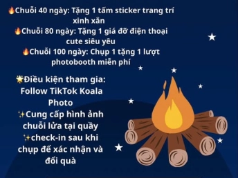 TÍCH CHUỖI LỬA – NHẬN QUÀ XỊN TẠI KOALA PHOTO