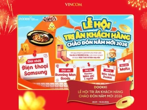 DOOKKI LỄ HỘI TRI ÂN KHÁCH HÀNG LỚN NHẤT NĂM 2026