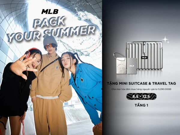 PACK YOUR SUMMER WITH MLB MINI SUITCASE