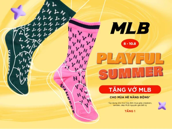 VUI HÈ NĂNG ĐỘNG, NHẬN VỚ PHONG CÁCH CÙNG MLB