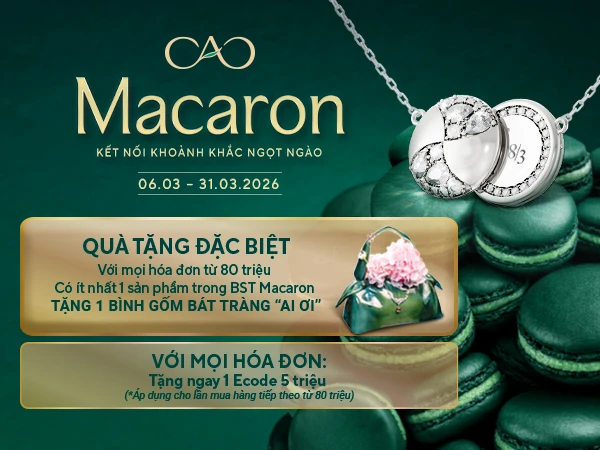 CAO Fine Jewellery - Macaron Collection: Kết Nối Khoảnh Khắc Ngọt Ngào