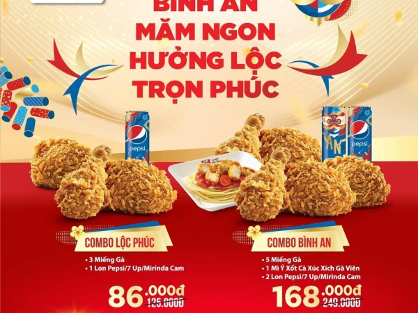 KFC - BÌNH AN MĂM NGON, HƯỞNG TRỌN LỘC PHÚC