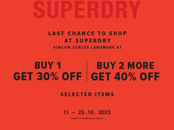 SUPERDRY | LAST CHANCE TO SHOP