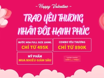 THẾ GIỚI NƯỚC HOA - TRAO YÊU THƯƠNG - NHÂN ĐÔI HẠNH PHÚC