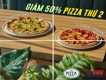 The Pizza Company - Ăn Pizza có đôi, nhận ưu đãi mỗi ngày!