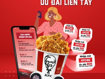 KFC - ĐẶT GÀ ONLINE, ƯU ĐÃI LIỀN TAY