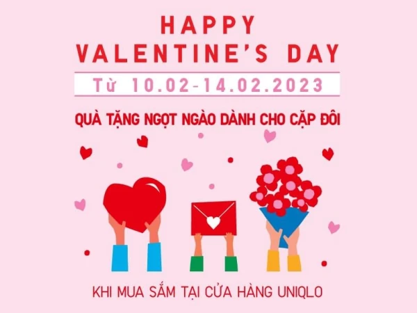 Uniqlo Mừng Valentine - quà tặng ngọt ngào