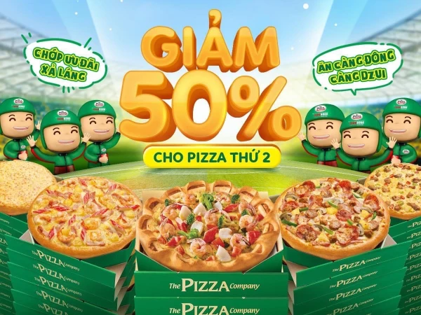 THE PIZZA COMPANY - GIẢM 50% CHO PIZZA THỨ 2*