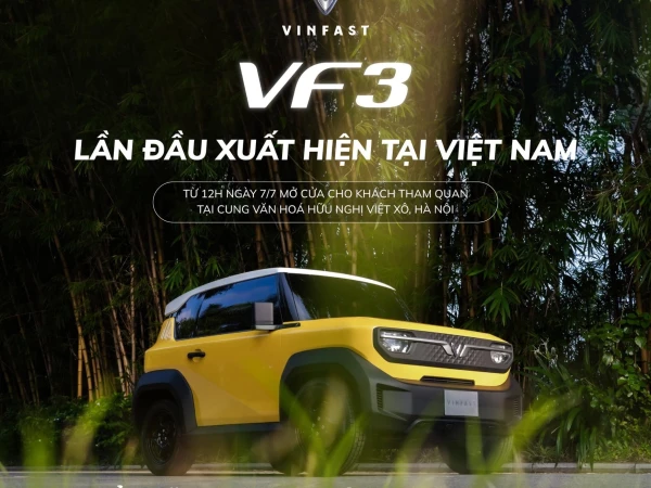 VF 3 Lần Đầu Tiên Được Trưng Bày Tại Việt Nam