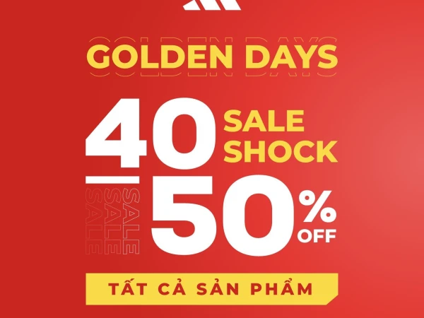 Golden Day Sale tại Adidas TTTM Vincom Plaza Lý Bôn Thái Bình