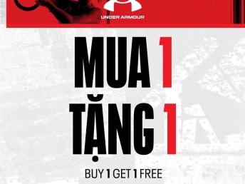 [PROMOTION] UNDER ARMOUR MUA 1 TẶNG 1 DUY NHẤT TẠI SUPERSPORTS