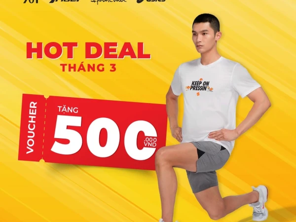 Hot deal tháng 3 - nhận voucher 500K từ Maxxsport