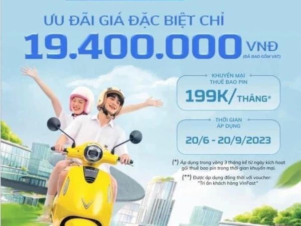 Vinfast: Mua xe Evo200lite tặng ngay 2.600.000