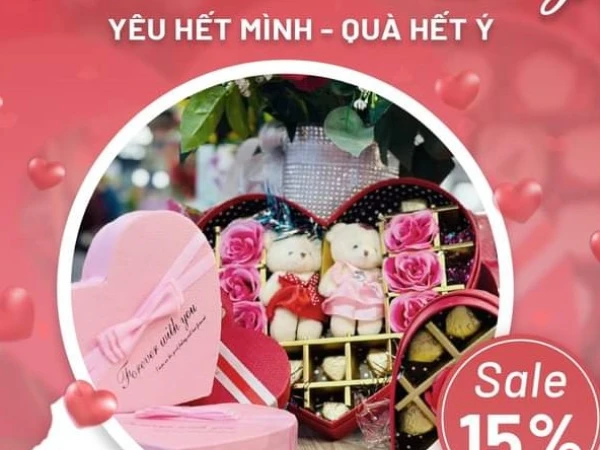 Tân Việt Bookstore dành tặng ưu đãi 15% dành cho các hộp quà Socola Valentine
