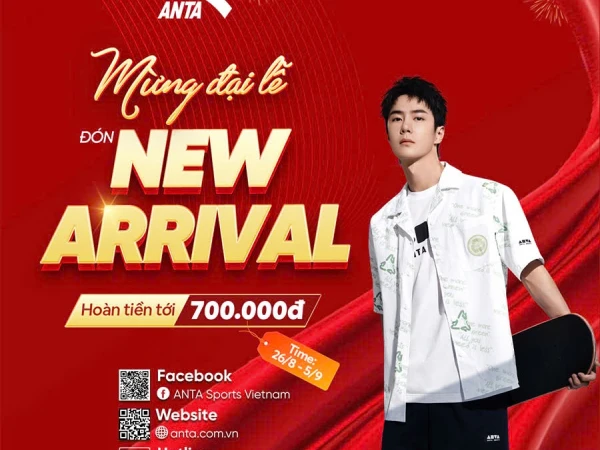 ANTA VINCOM XUÂN KHÁNH HOÀN TIỀN TỚI 700K KHI MUA BST MỚI