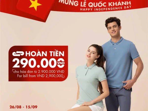 Giordano Vincom Xuân Khánh - Mừng ngày Quốc Khánh 2/9