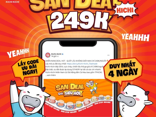 KICHI VINCOM XUÂN KHÁNH FLASH SALE 249K HALLOWEEN - SỢ MA NHƯNG KHÔNG SỢ ĐÓI VỚI DEAL 249K CỰC HỜI!