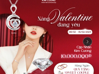 NÀNG VALENTINE ĐANG YÊU CÙNG THẾ GIỚI KIM CƯƠNG VINCOM XUÂN KHÁNH