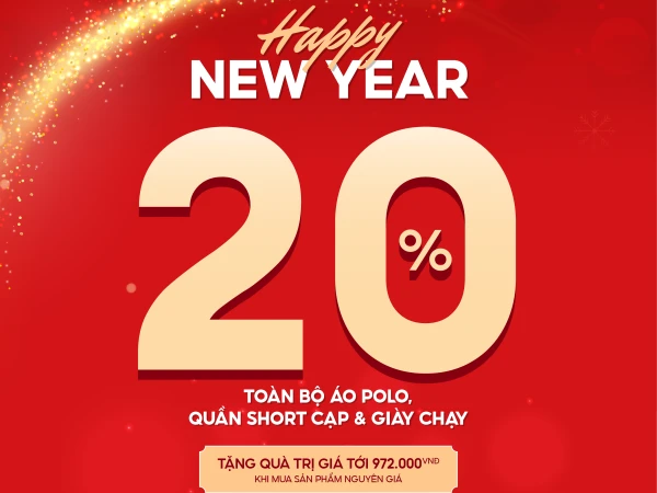 HAPPY NEW YEAR - LI-NING ƯU ĐÃI 20-50% TOÀN BỘ QUẦN ÁO GIÓ VÀ GIÀY CHẠY