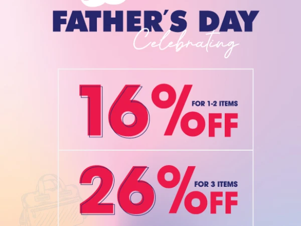VALENTINO VINCOM HÀ TĨNH - FATHER’S DAY CELEBRATING | SALE UP TO 26% for Full-price items