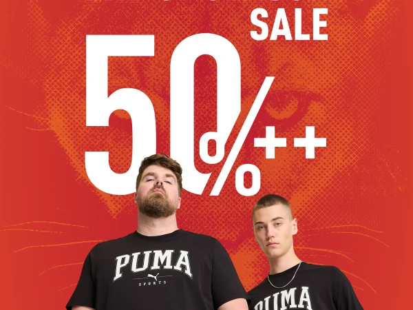 PUMA END OF SEASON SALE UP TO 50%++