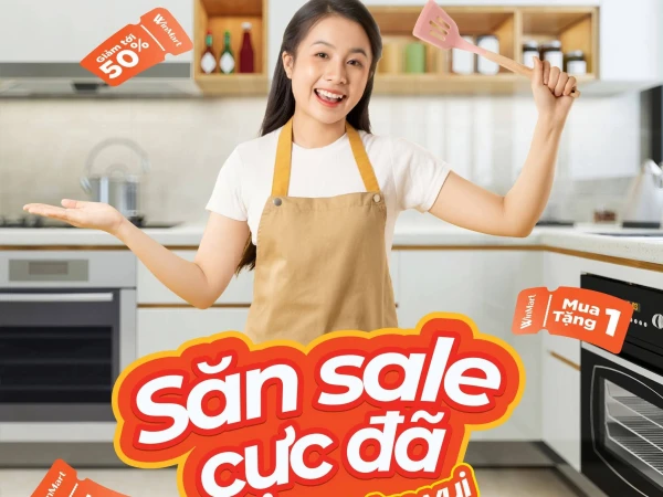 SĂN SALE CỰC ĐÃ, BẾP NHÀ THÊM VUI