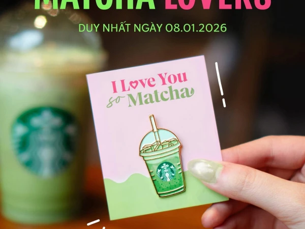 [STARBUCKS] LOVE IS A GIFT - I LOVE YOU SO MATCHA